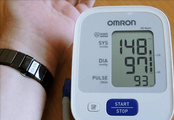 high blood pressure before taking Cardione